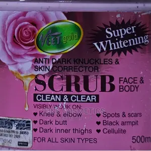 Veet Gold Whitening Dark Knuckles and Skin Corrector Scrub