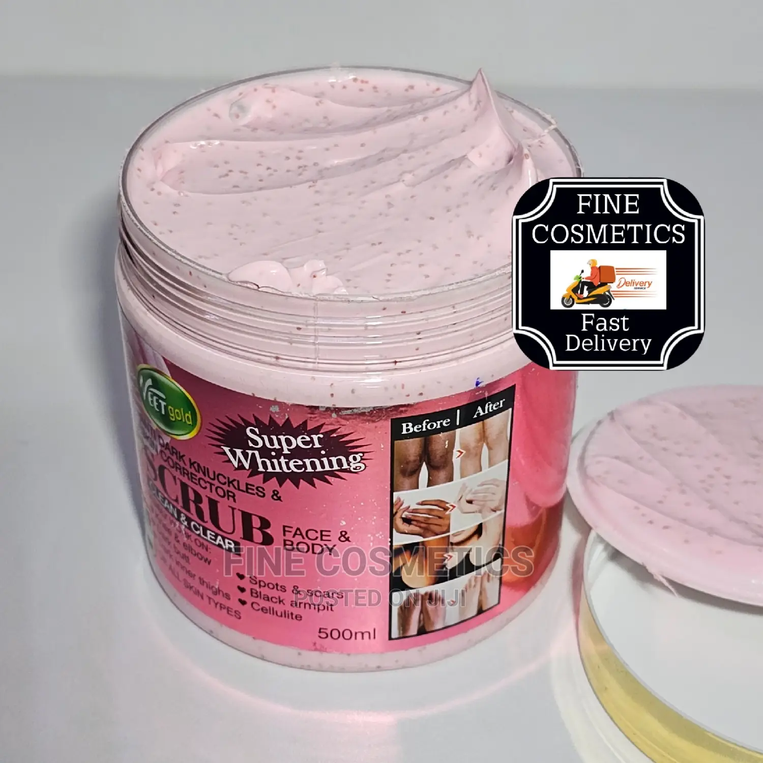 Veet Gold Whitening Dark Knuckles and Skin Corrector Scrub