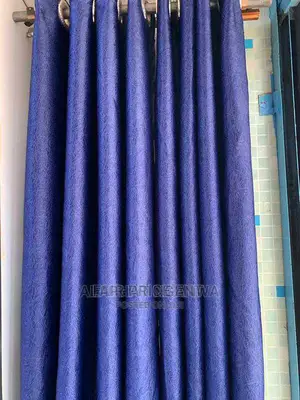 Plain Curtains ( Blue)