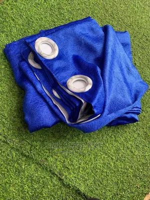 Plain Curtains ( Blue)