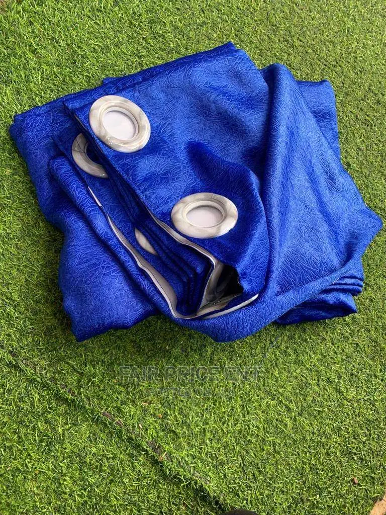 Plain Curtains ( Blue)