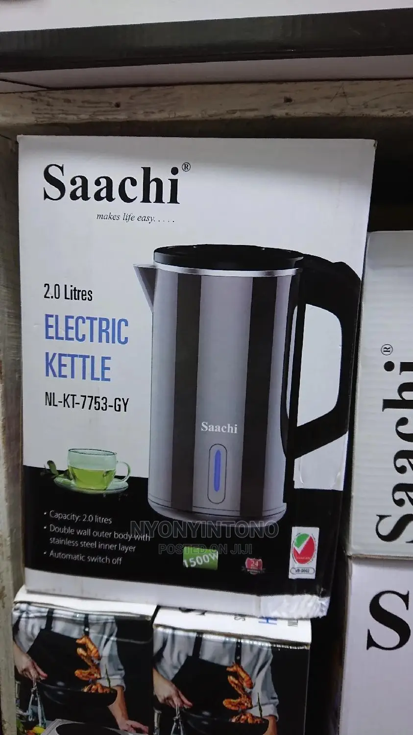Saachi Automatic 2L Electric Kettle With 1yr Warranty