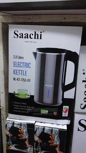 Saachi Automatic 2L Electric Kettle With 1yr Warranty