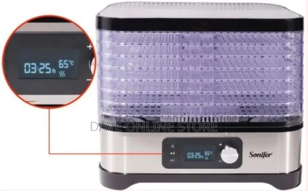 Sonifer 8 Tray Dry Fruit,Vegetable Meat Food Dehydrator –