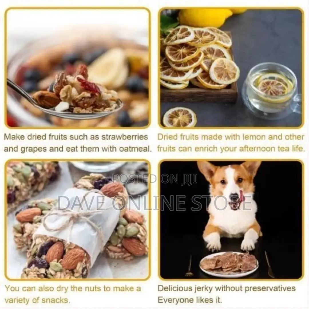 Sonifer 8 Tray Dry Fruit,Vegetable Meat Food Dehydrator –