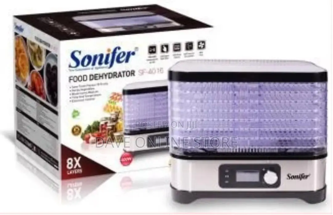 Sonifer 8 Tray Dry Fruit,Vegetable Meat Food Dehydrator –