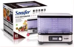Sonifer 8 Tray Dry Fruit,Vegetable Meat Food Dehydrator –