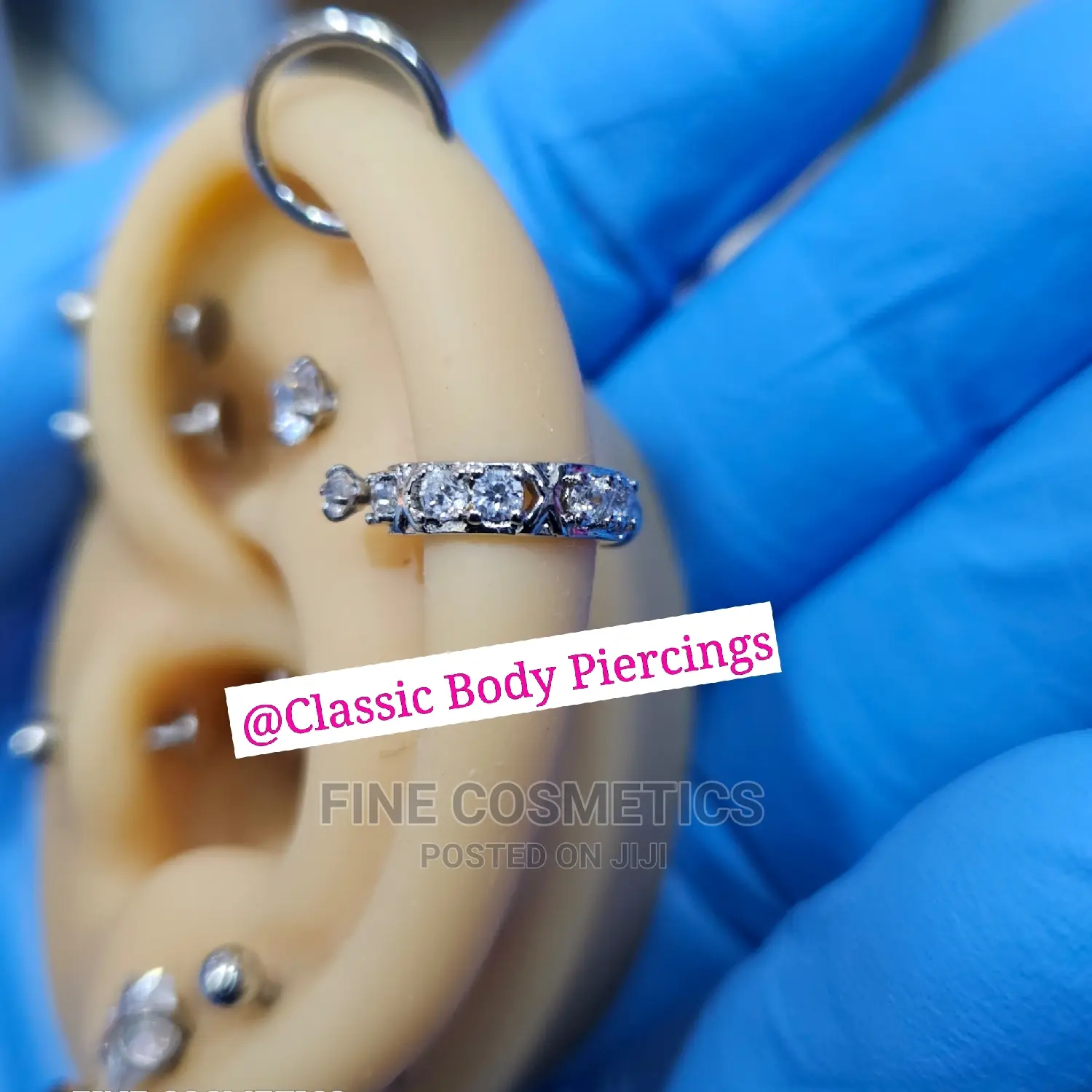1pc Gold Or Silver Hoop Helix Earring, Cartilage Earring