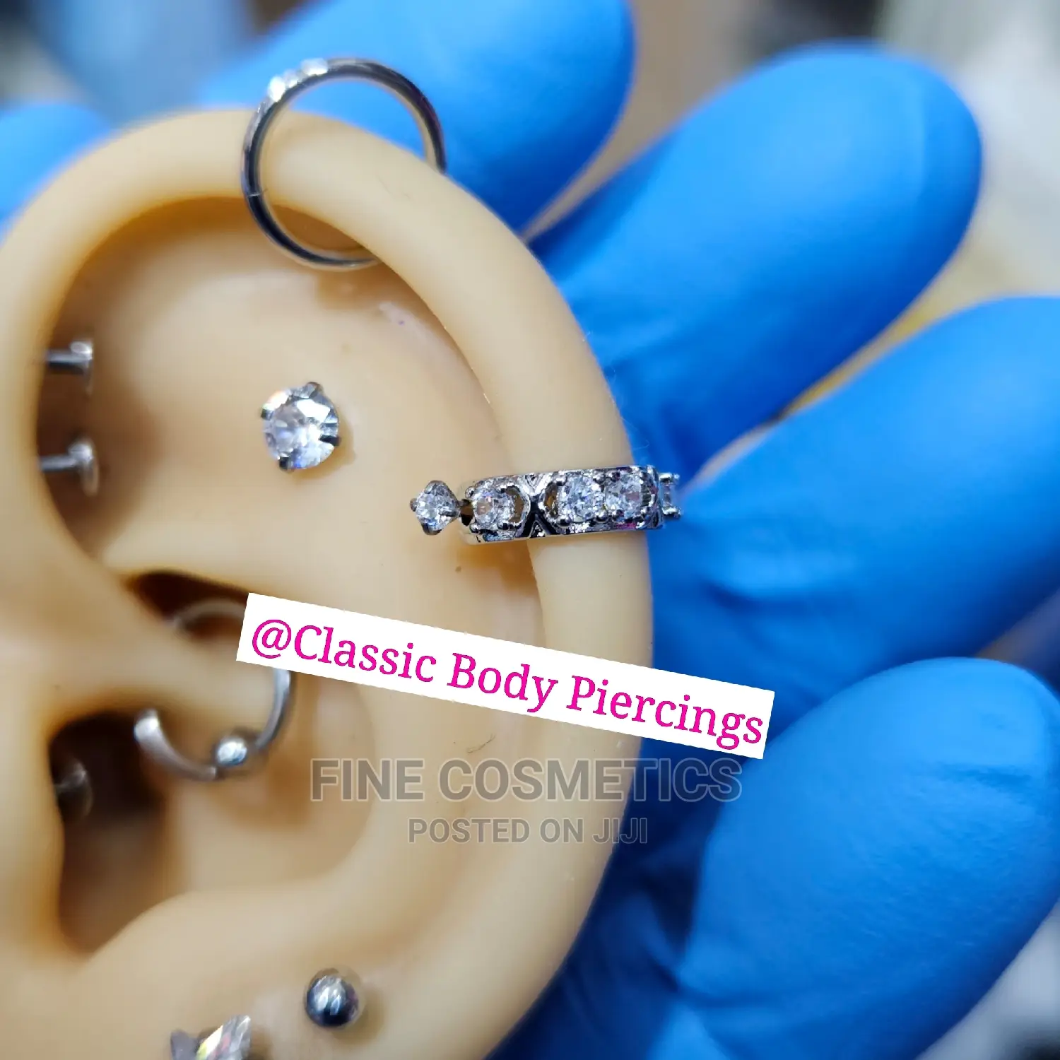 1pc Gold Or Silver Hoop Helix Earring, Cartilage Earring