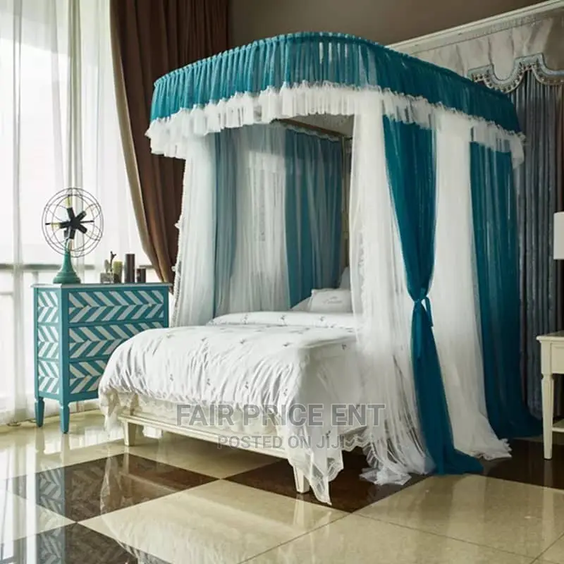 2stand Rail Mosquito Net 6*6 ( White)