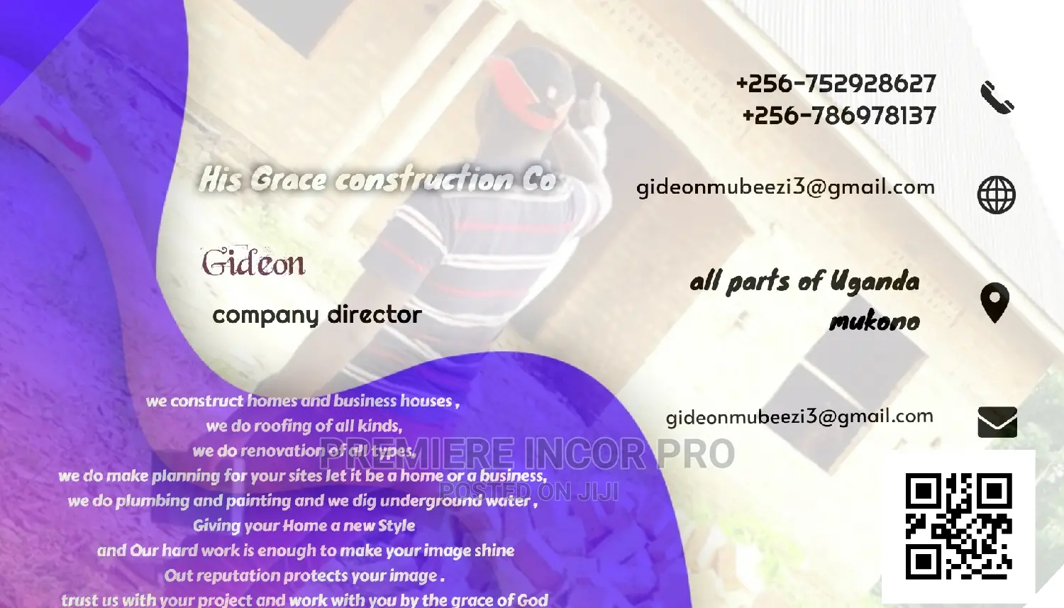 Trust Us for Better Services *(His Grace Construction Co