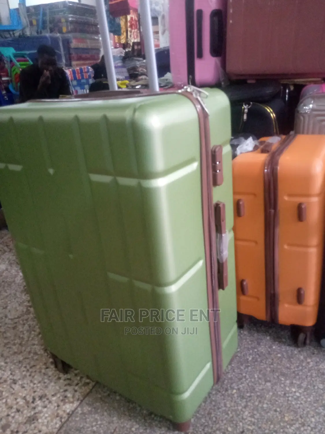 Plastic Suitcase Extra Large ( Green)