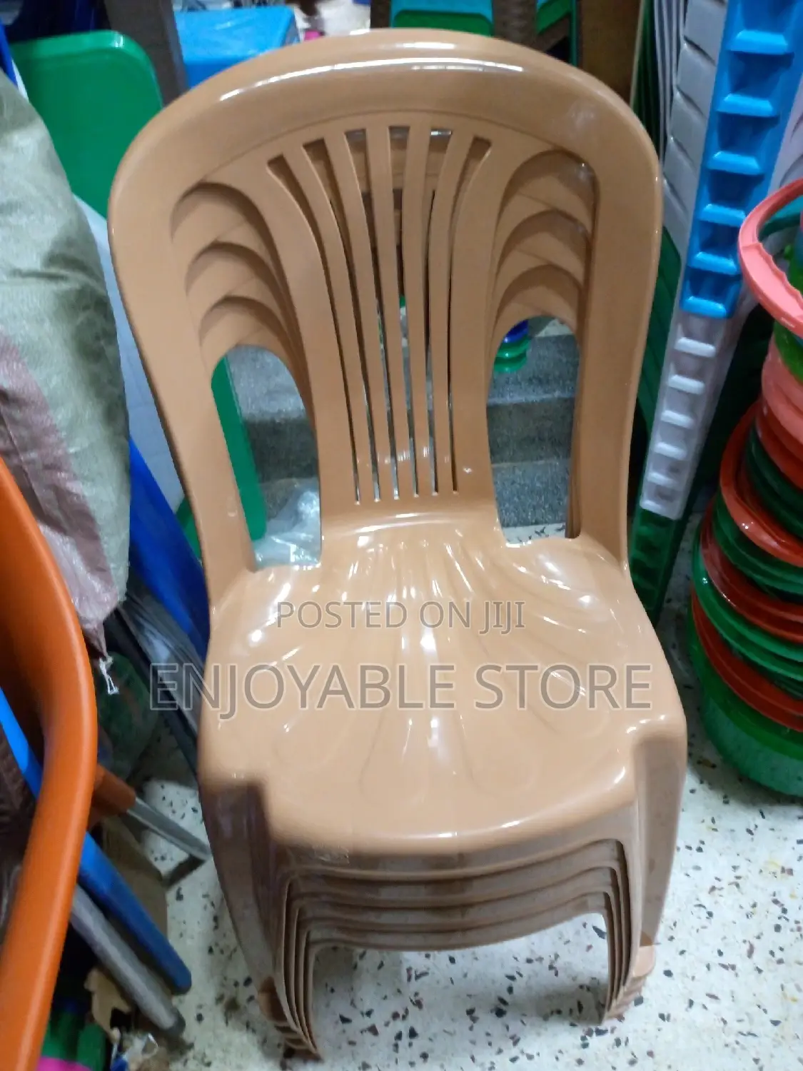 Plastic Mukwano Chairs