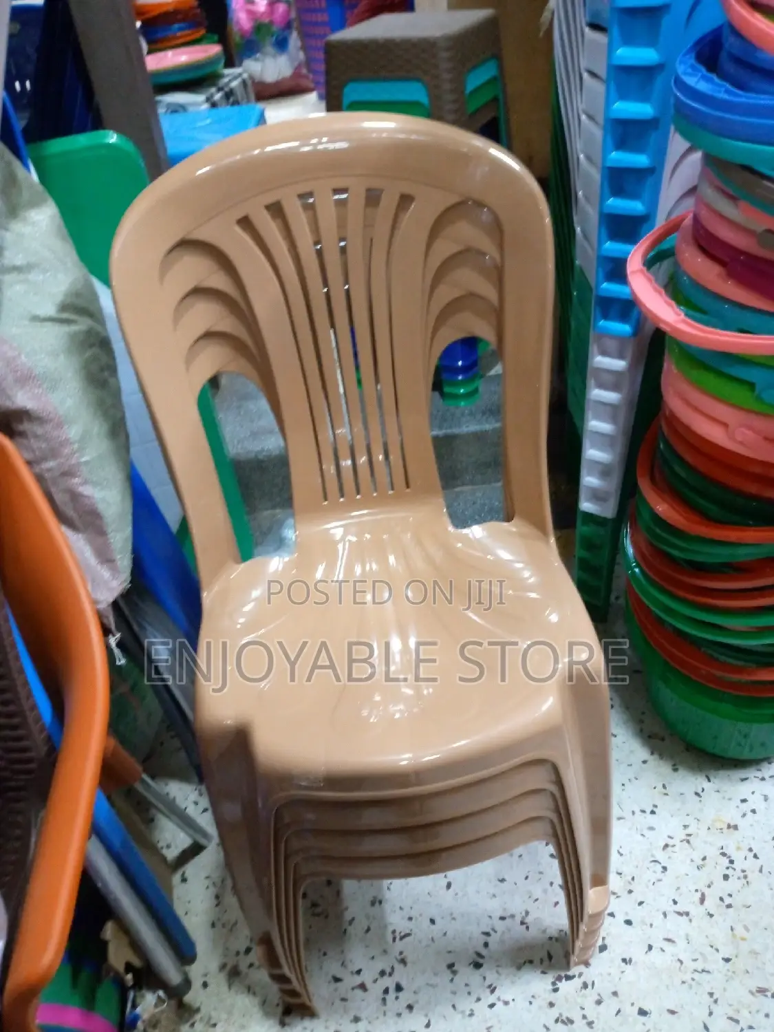 Plastic Mukwano Chairs