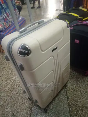 Plastic Suitcase ( Cream)