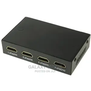 1x4 Hdmi Splitter 4 Way Supports 1080 With Power for Many Tv