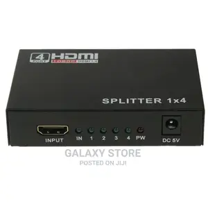 1x4 Hdmi Splitter 4 Way Supports 1080 With Power for Many Tv