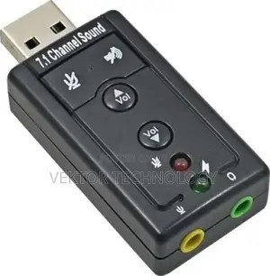 External USB To 3D Audio USB Sound Card Adapter 7.1 Channel