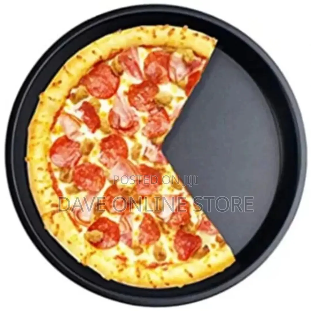 Non-Stick Pizza Steel Baking Round Oven Tray Pan,