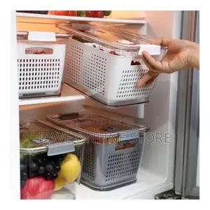 2.72L Refrigerator Organizer Bin Storage Container