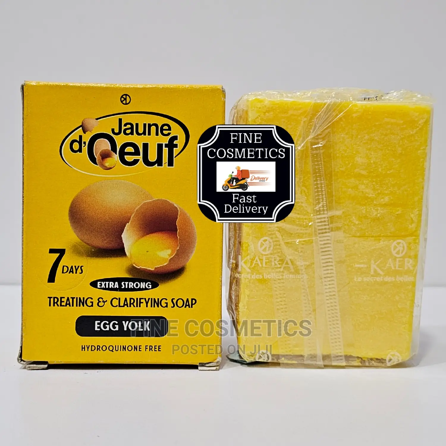 JAUNE d'Oeuf Extra Strong 7day EGG YOLK Body Bathing Soap