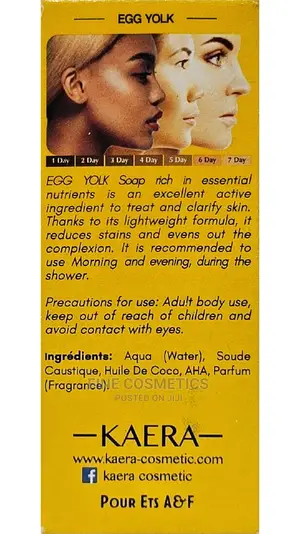 JAUNE d'Oeuf Extra Strong 7day EGG YOLK Body Bathing Soap