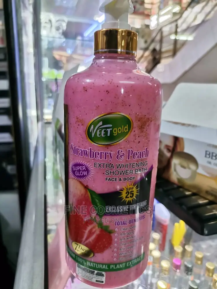 1pc VEET GOLD Whitening and Exfoliating Body Wash Shower Gel