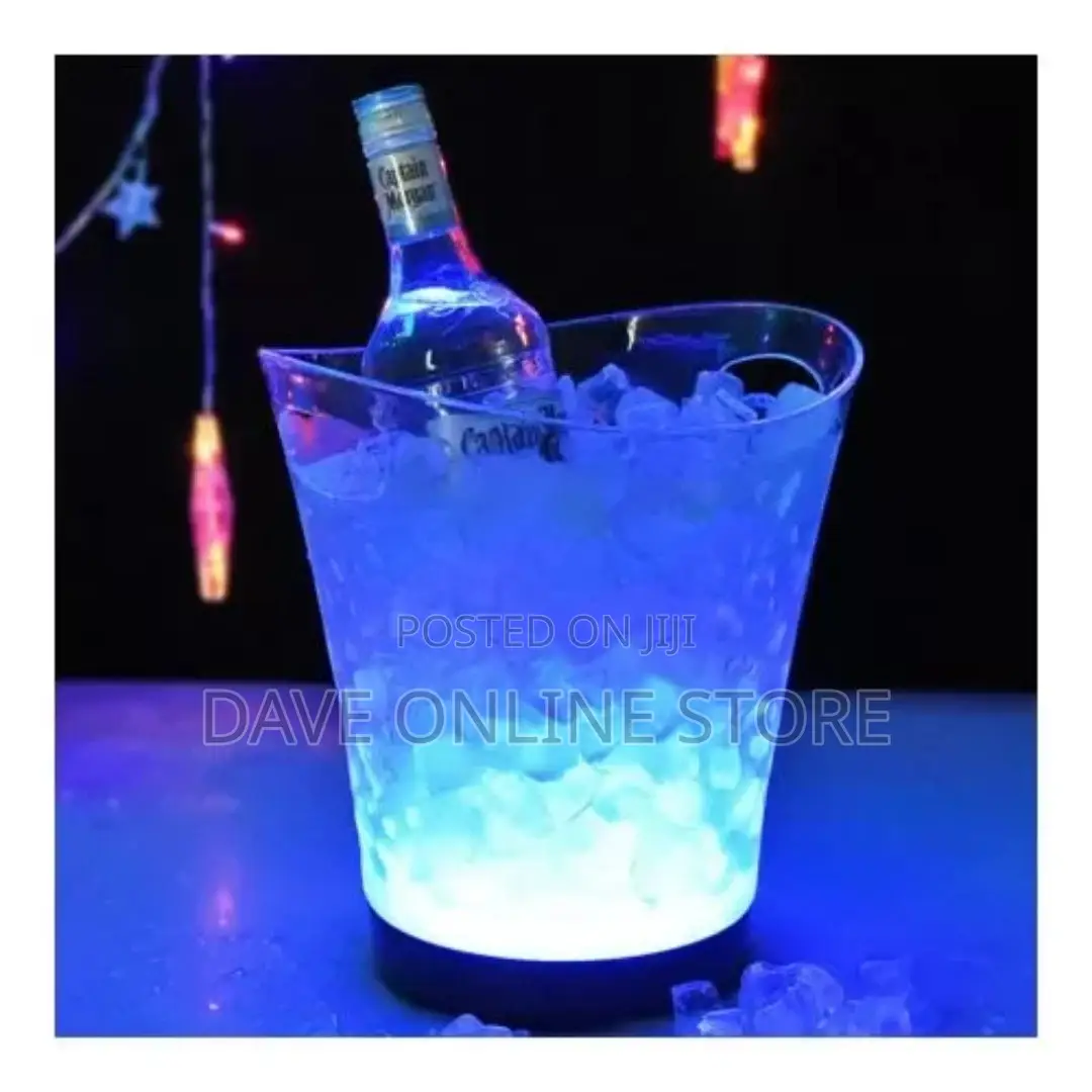 5L Led Ice Bucket Color Changing Wine Ice Bucket