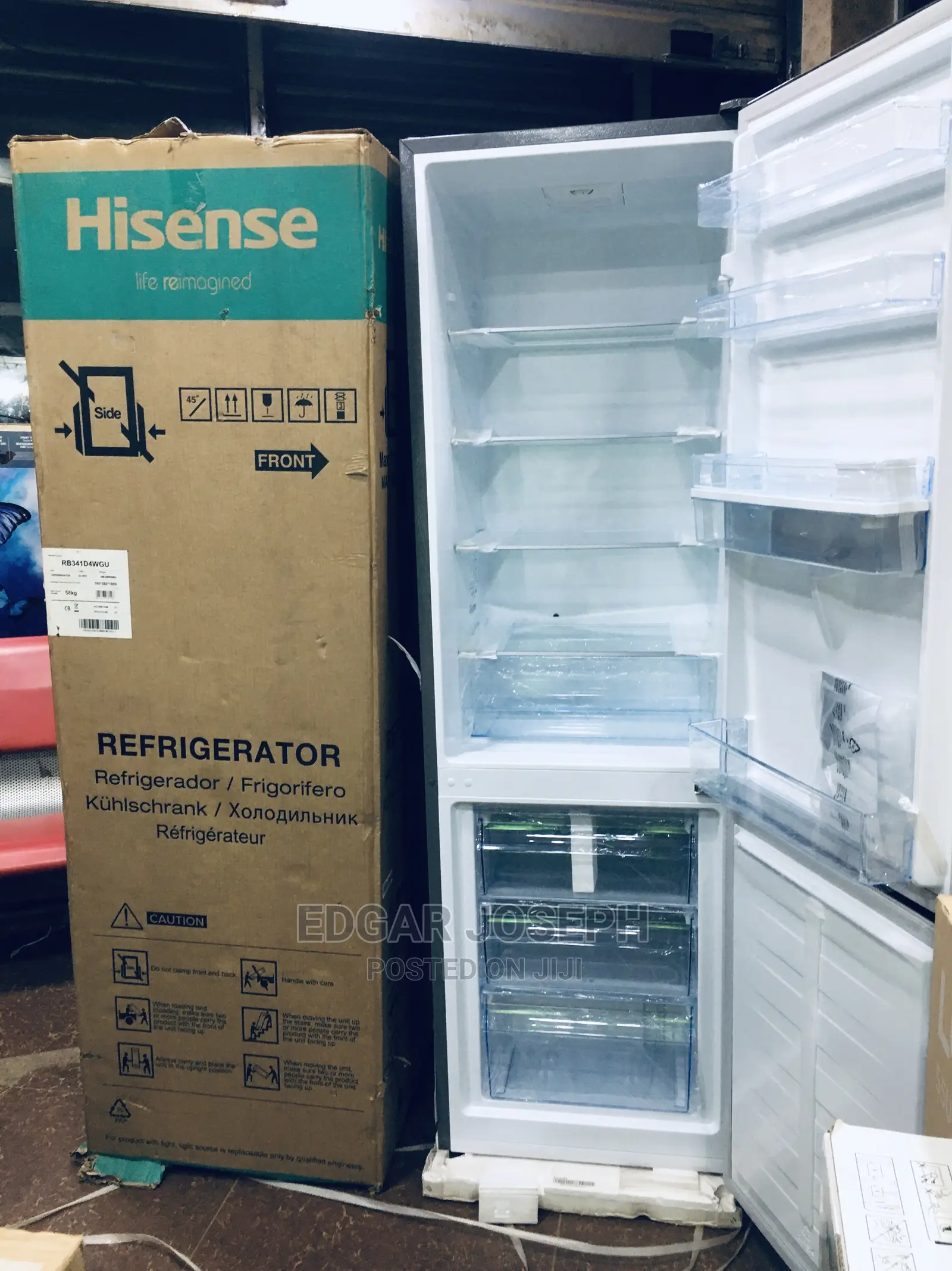 341l Hisense Refrigerator Brand New