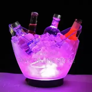 Led Ice Bucket Color Changing Plastic Wine Ice Bucket