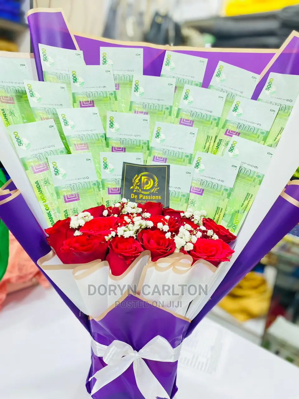 Fresh Flowers With Money