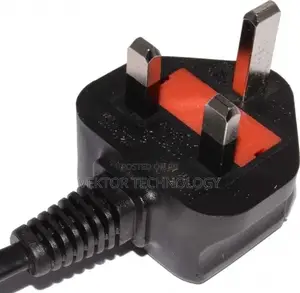 Power Cable for Monitor / PSU With 3-Prong UK Plug