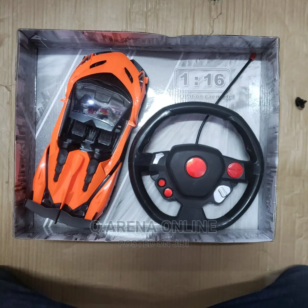 Toy Car With Steering Wheel
