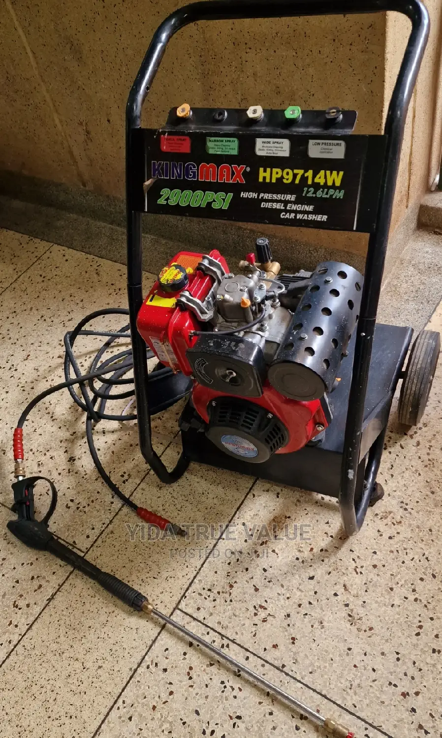 High Pressure Diesel Washer 2900psi Heavy Duty