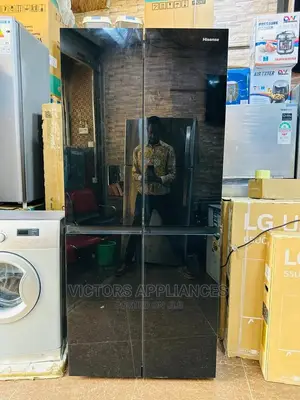 561L Hisense 4 Door Refrigerator With Mirror Finish