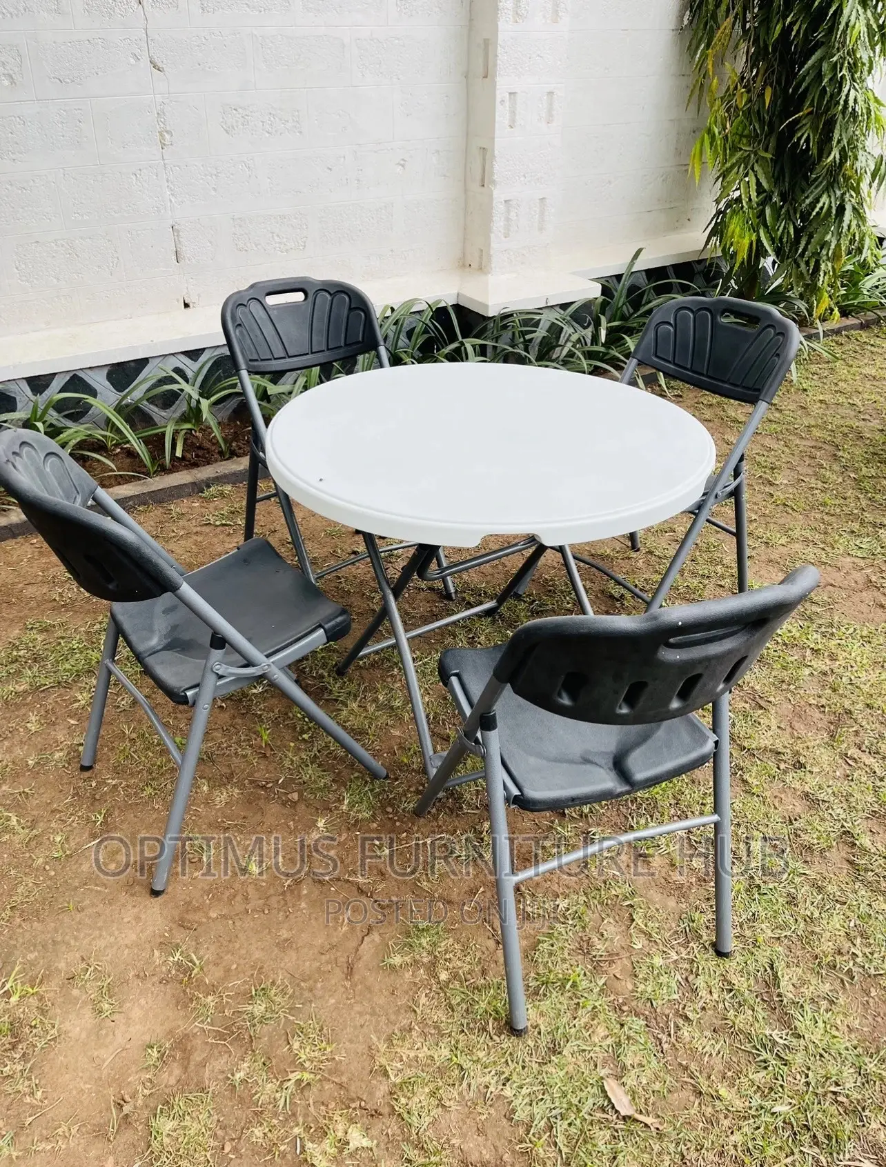 Round Set (Four Chairs and Table)