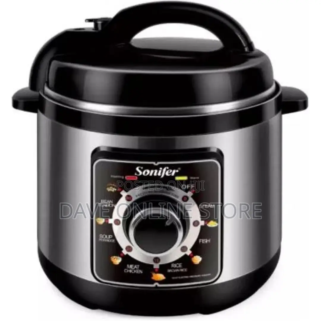 Sonifer 6L Electric Rice/Pressure Cooker,
