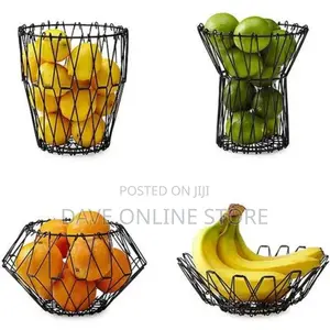 7in1 Adjustable Fruit Basket Bin Storage Organizer