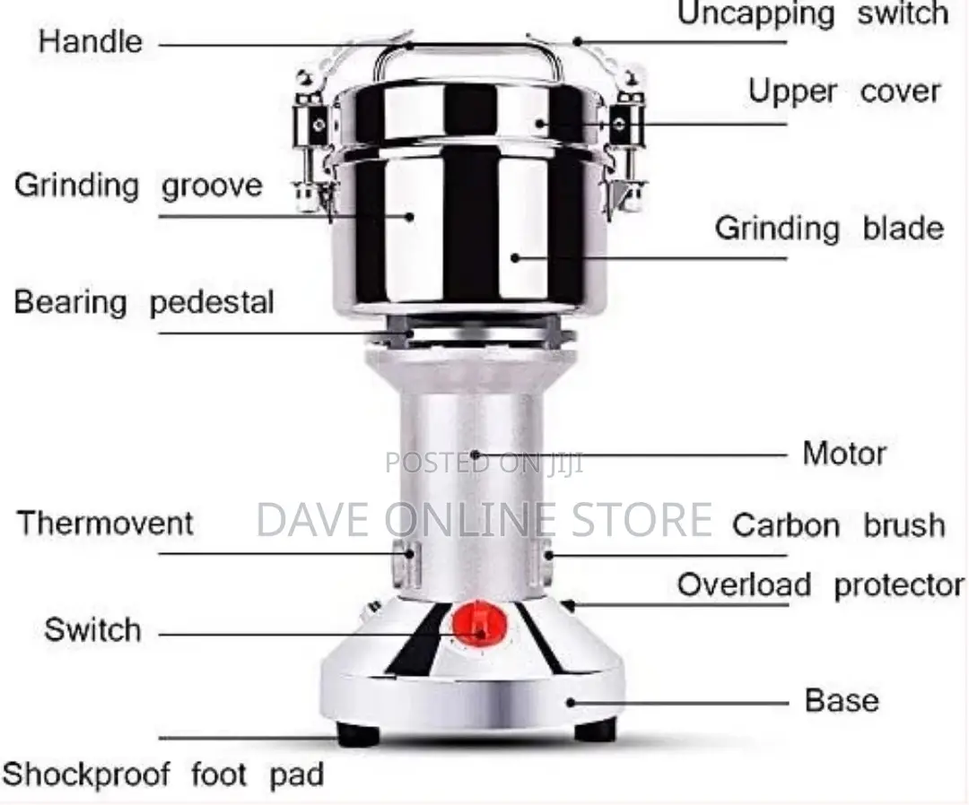100g Electric Herb Grain Grinder Cereal Powder Machine.
