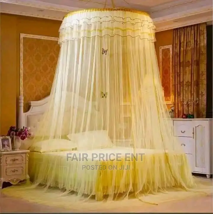 Round Mosquito Net 4*6 ( Cream)