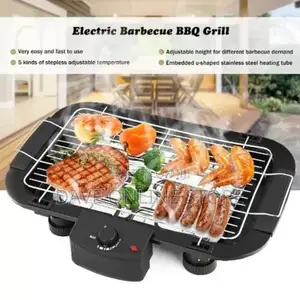 Smokeless Non-Stick Electric Barbecue (BBQ) Grill Machine