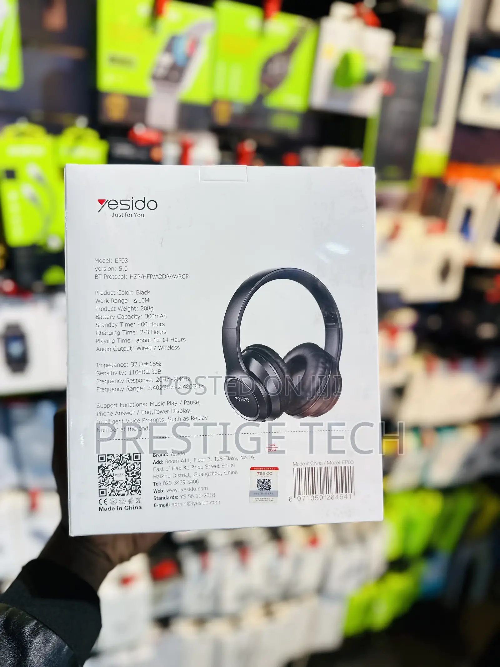 Yesido Wireless Headsets High Res Audio