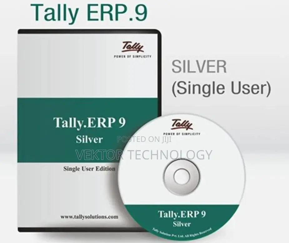Tally Erp 9 Single User - Silver Edition, Activation Key