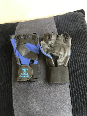 Genuine Leather Gym Gloves