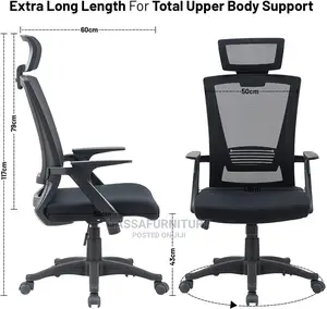 High Back Mesh Office Chair With Headrest