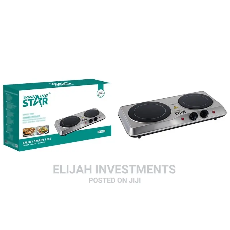 Electric 2 Plate Burner Hotplate