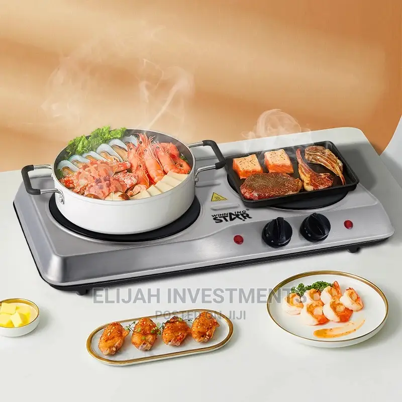 Electric 2 Plate Burner Hotplate