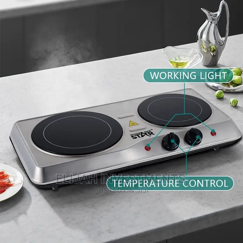Electric 2 Plate Burner Hotplate