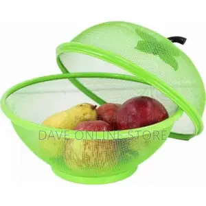 Fruit Vegetable Basket Storage Bowl Container, Green