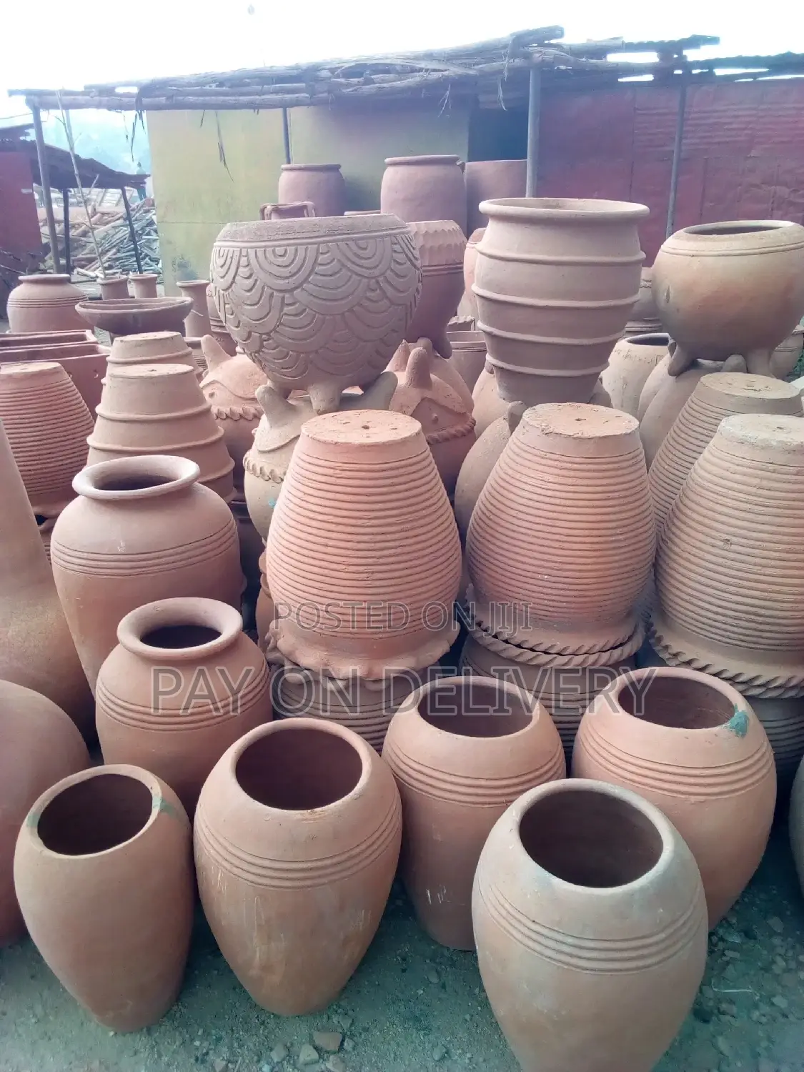 Natural Clay(Flower Pots)